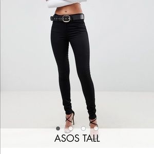 ASOS DESIGN Tall Lisbon mid rise skinny jeans